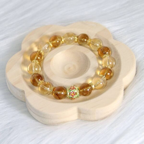 Exquisite Golden Osmanthus-Yellow Pagoda Crystal and Yellow Azeztulite - 图片 3