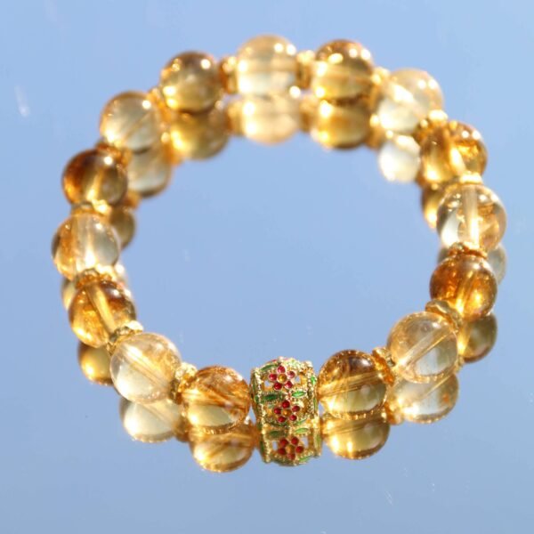 Exquisite Golden Osmanthus-Yellow Pagoda Crystal and Yellow Azeztulite - 图片 4