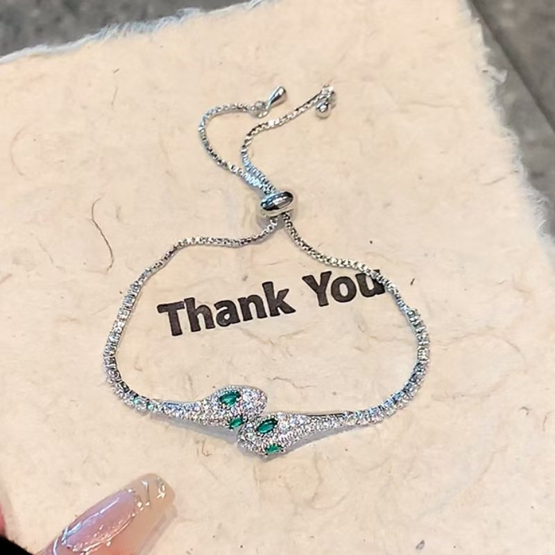 Green Spirit Snake Bracelet