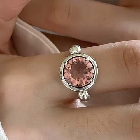 Amethyst Lone Star Tear Ring