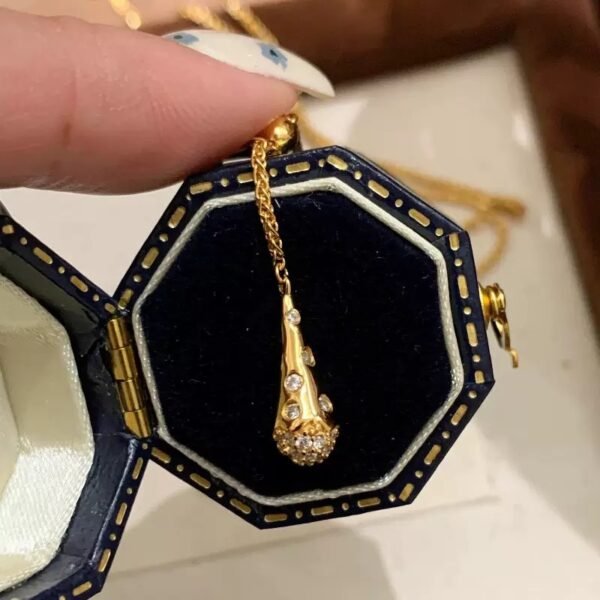 Radiant Drop" Gold and Diamond