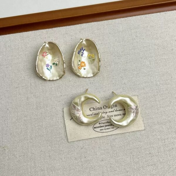 Garden Glow" Floral Earrings
